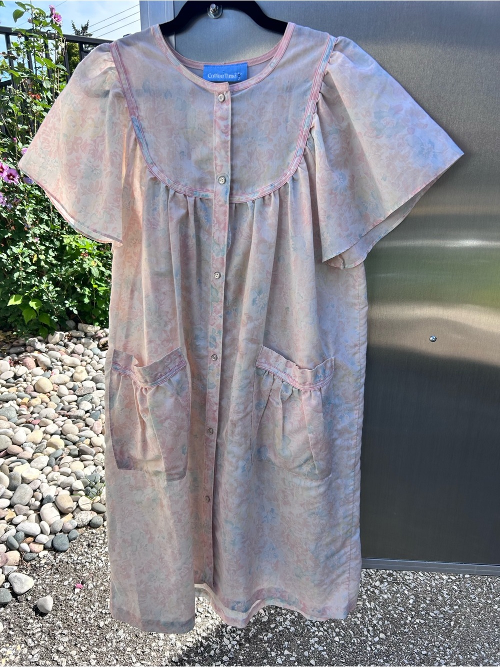 80s Coffee Time Housedress